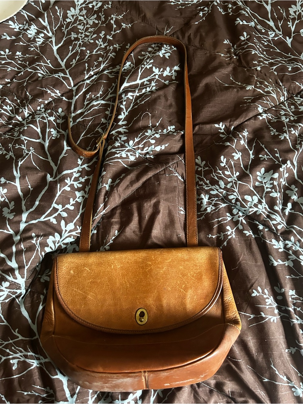 Genuine Leather Vintage-Inspired Frossil Bag
